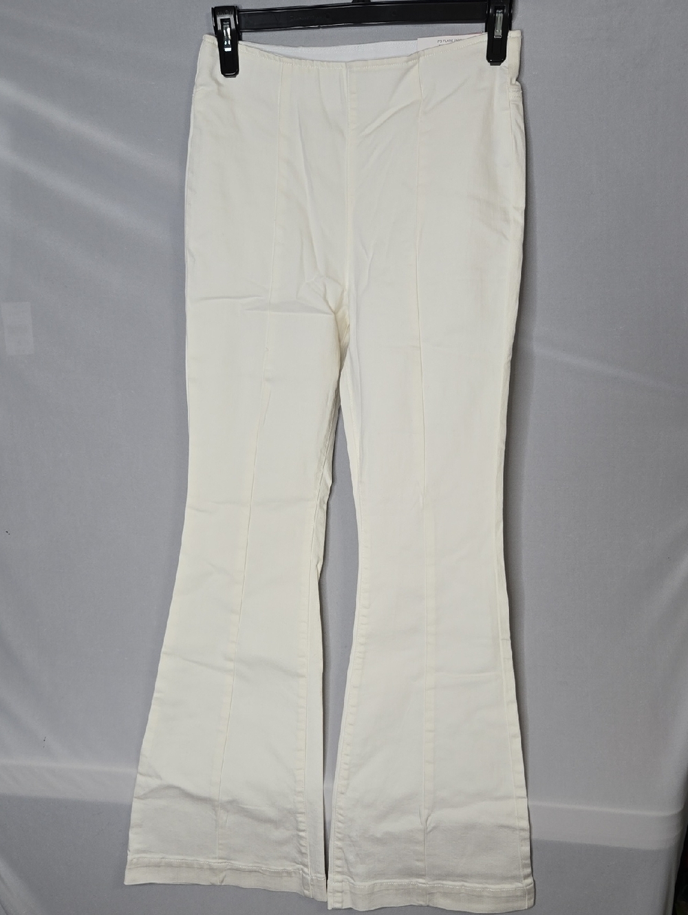 INC International Concepts Bright White Flare Regular High Rise Size10 Pants NWI